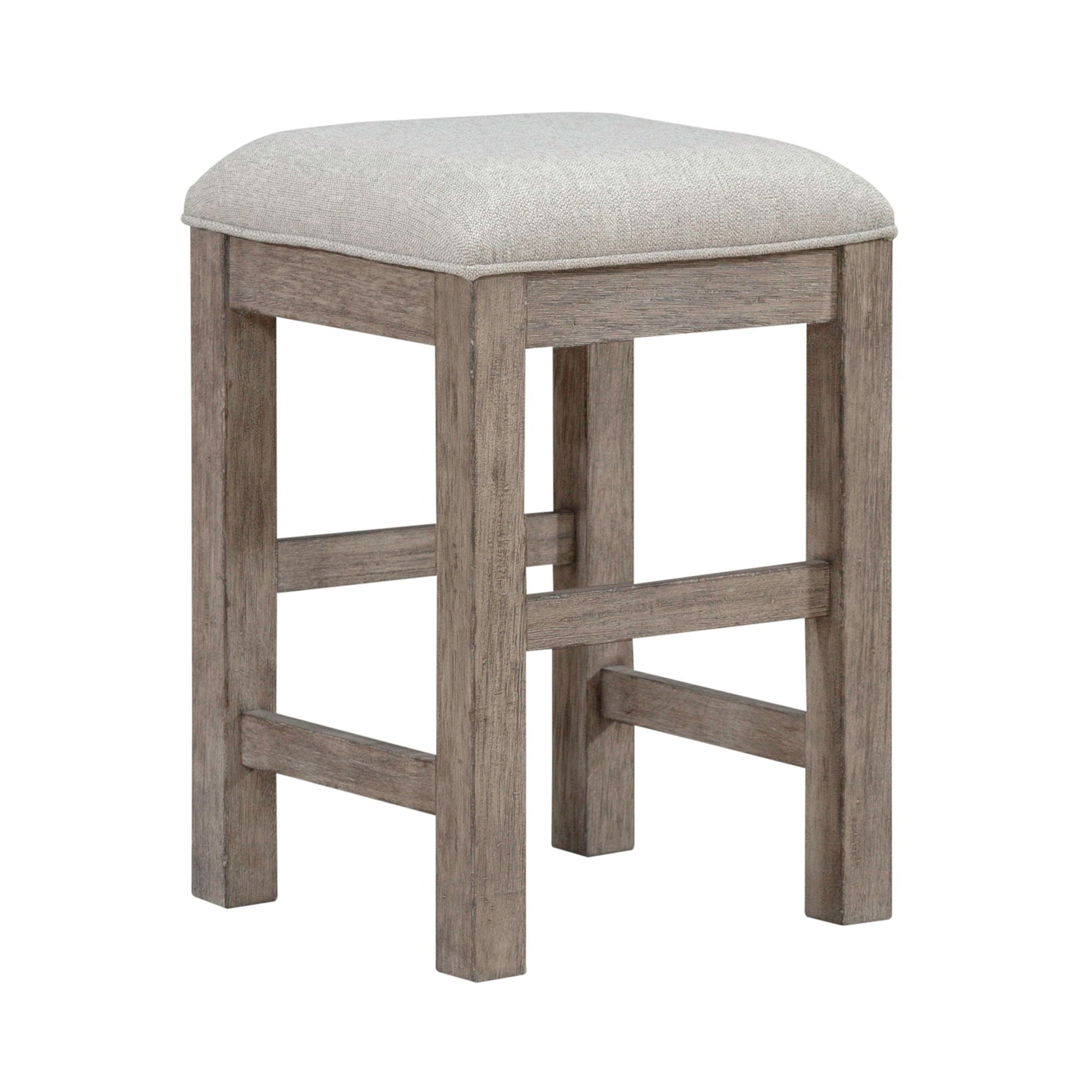 Liberty Furniture Skyview Lodge - Upholstered Console Stool - Light Brown | Meri Furniture