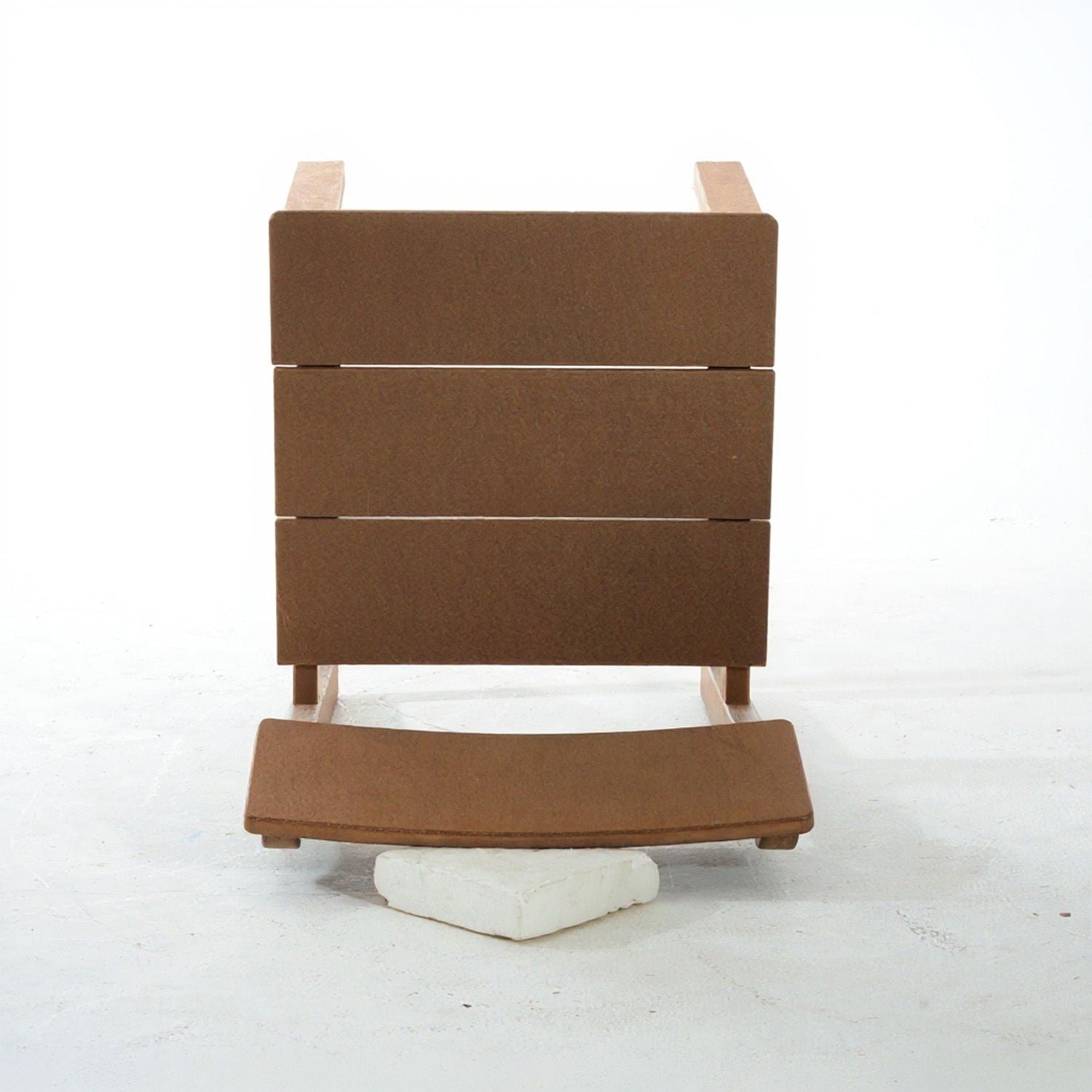 7 Piece Outdoor Dining Set For 6, Table With Umbrella Hole & 6 Armless Chairs For Backyard - Brown