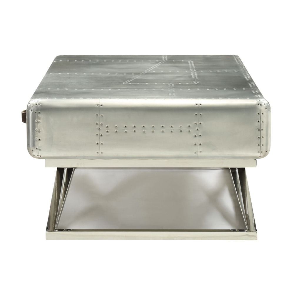 Brancaster - 51" Coffee Table - Aluminum