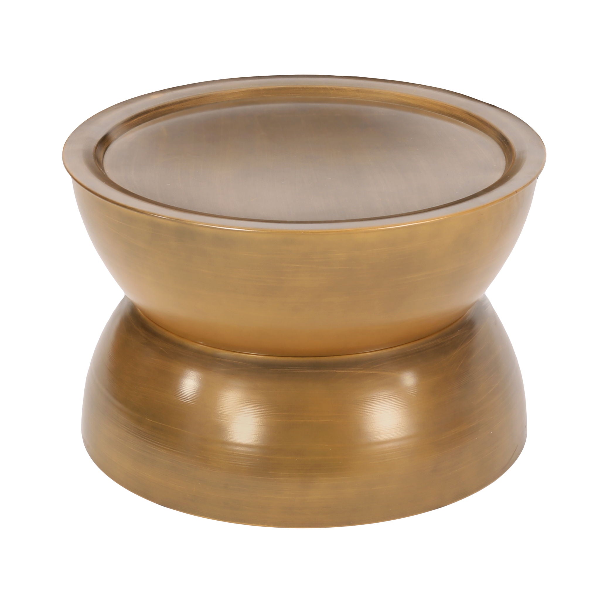 Sparling - Modern Iron Hourglass Coffee Table