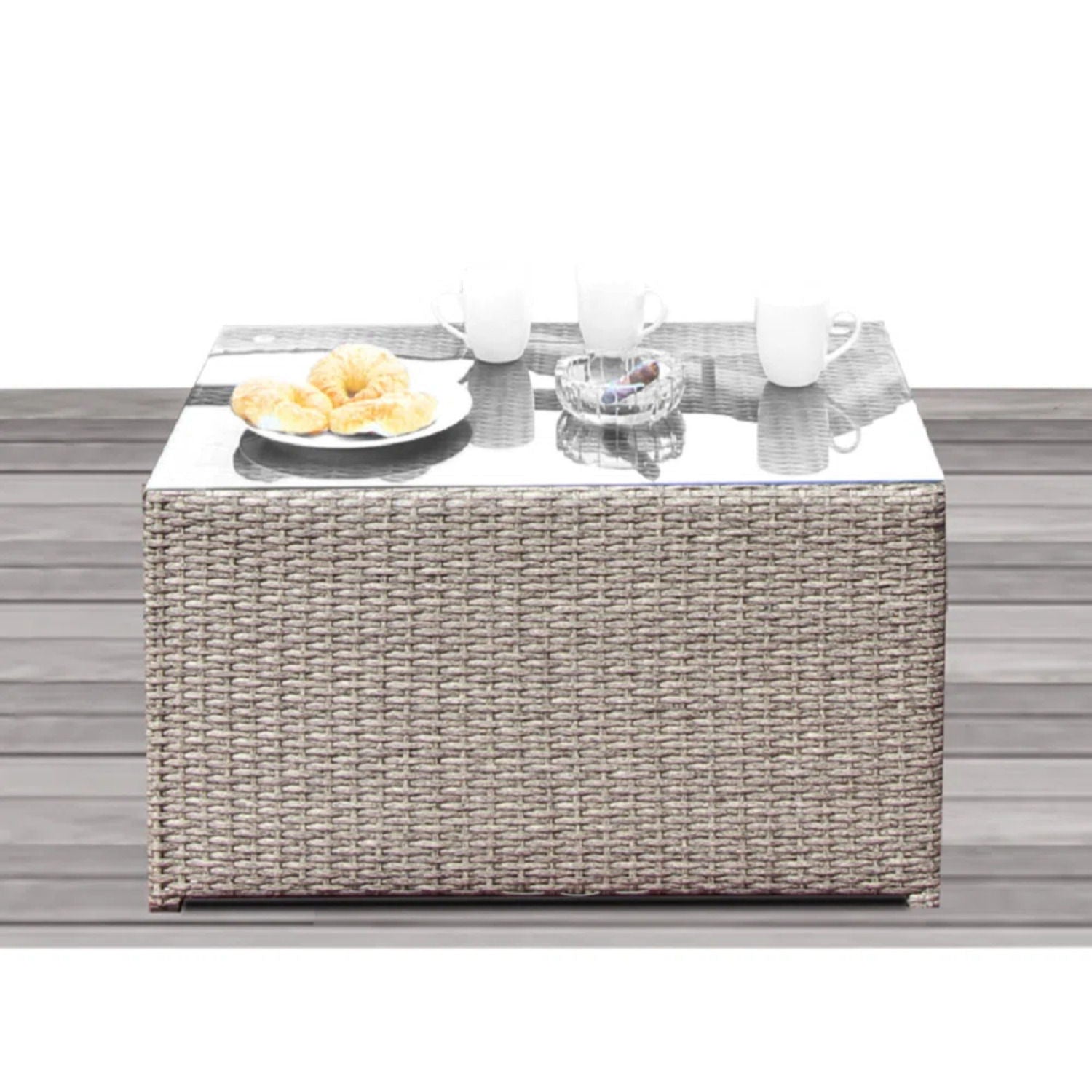 Stylish Modular Wicker Patio Seating Group