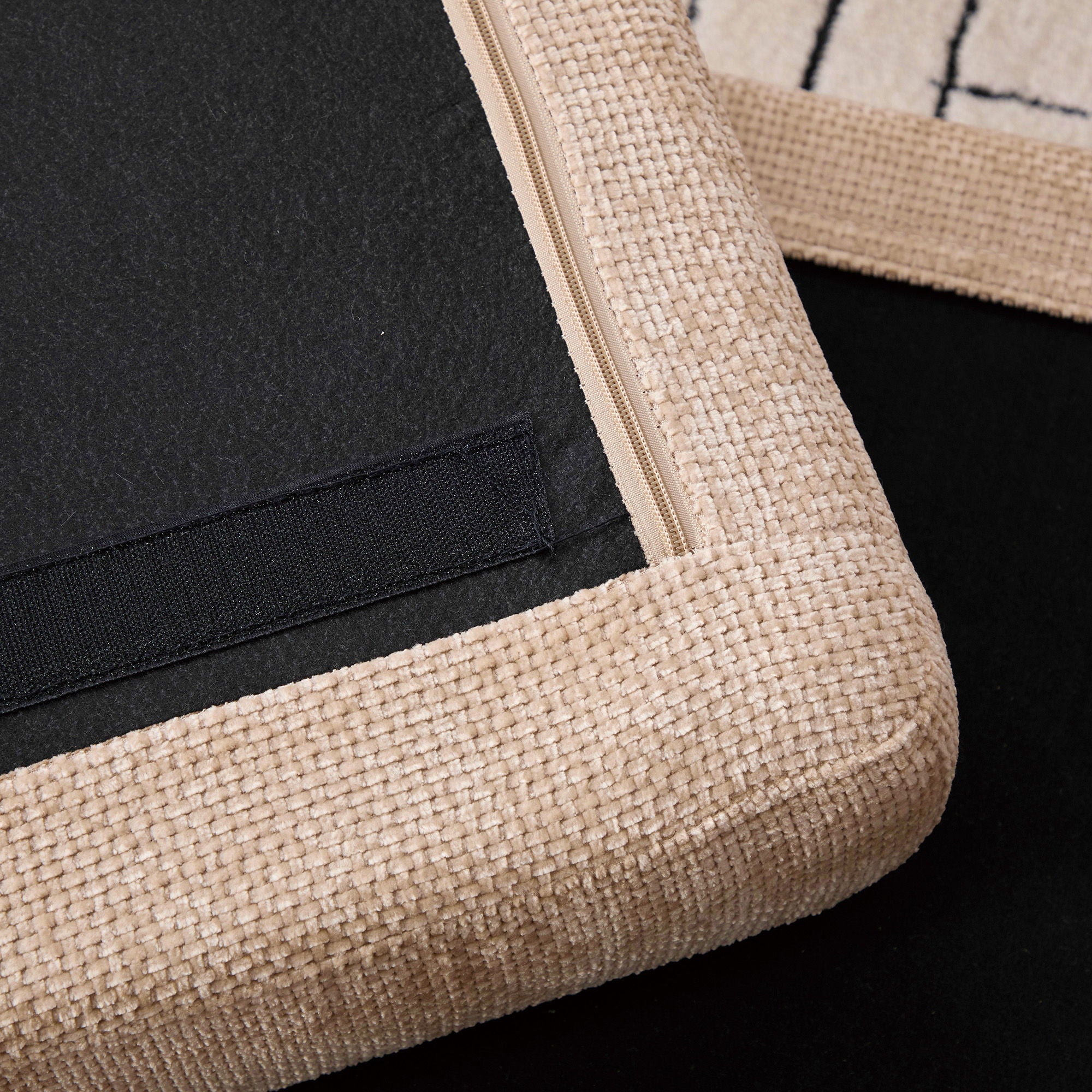 Ottoman Foot Stool With Metal Legs