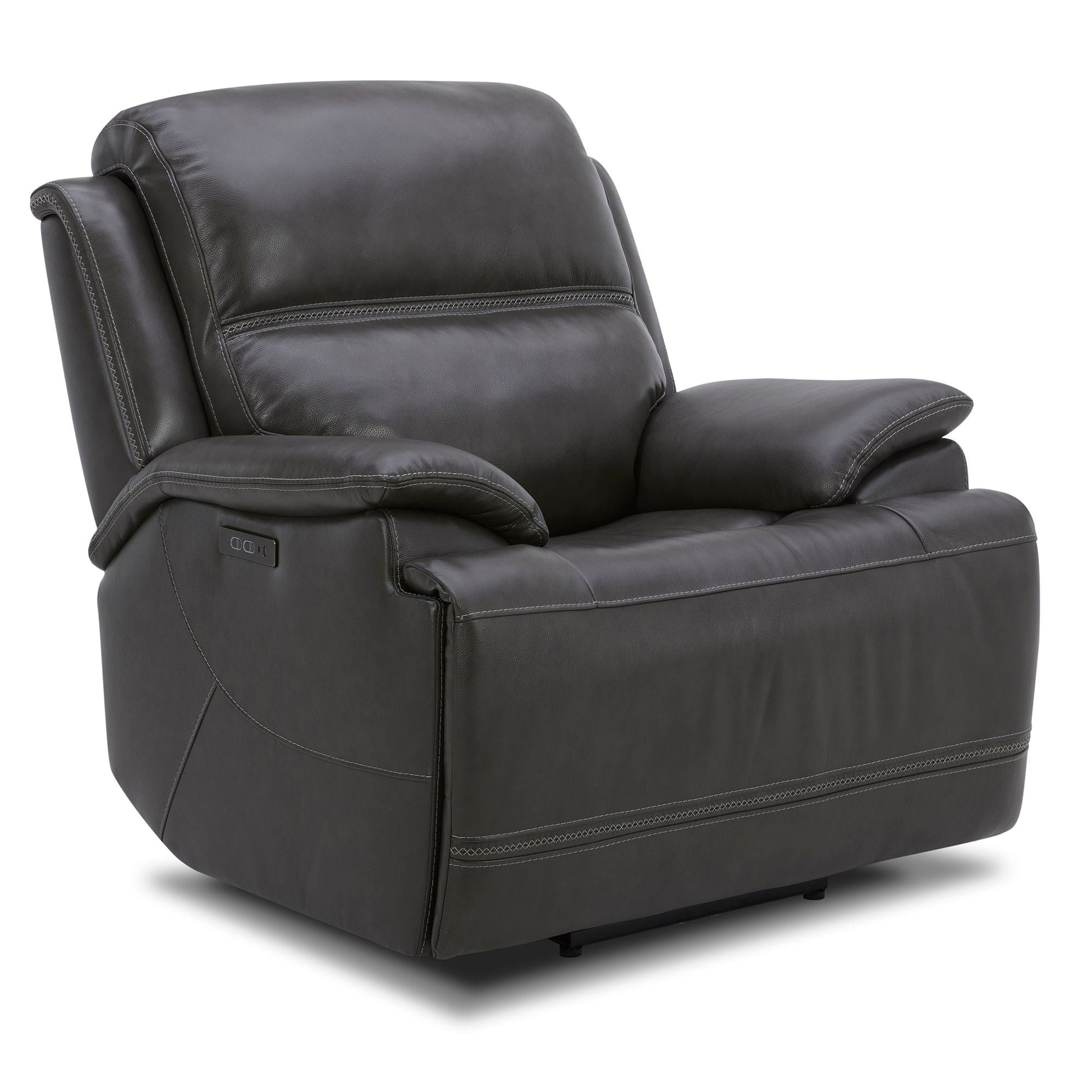 Liberty Furniture Bentley - Swivel Glider Recliner P2 - Graphite | Meri Furniture