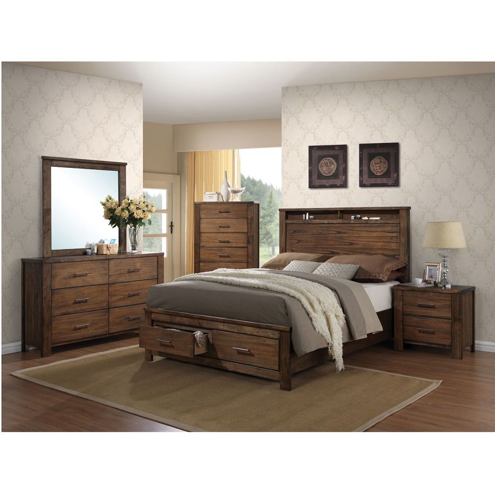 ACME Merrilee - Nightstand - Oak | Meri Furniture