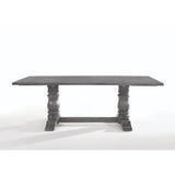 ACME Leventis - Dining Table - Weathered Gray - 30" | Meri Furniture