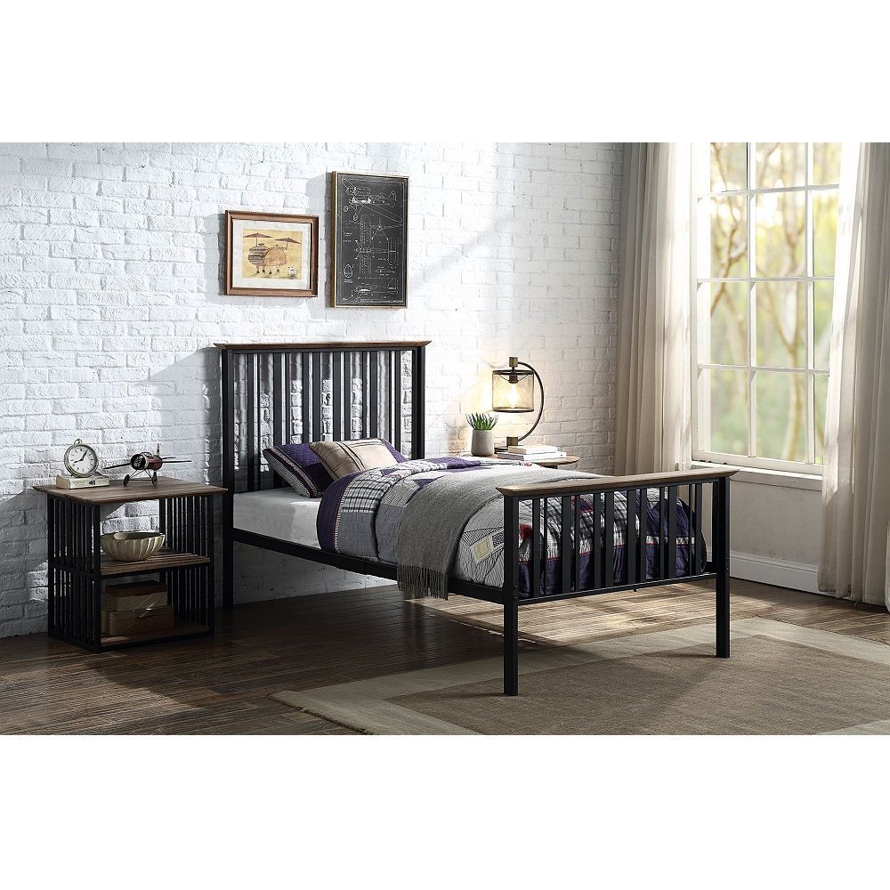 ACME Zudora - Twin Bed - Black | Meri Furniture