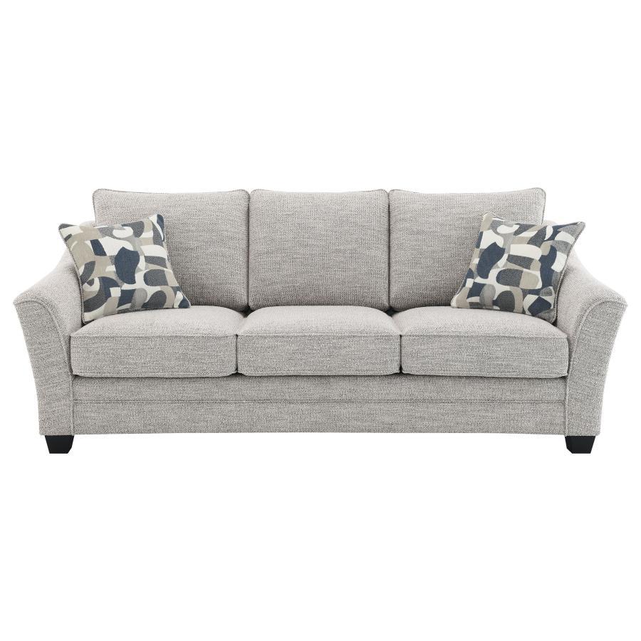 Coaster Fine Furniture Tomkins - Boucle Upholstered Sofa - Light Gray | Meri Furniture