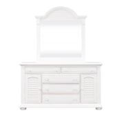 Liberty Furniture Summer House - Dresser & Mirror - White | Meri Furniture