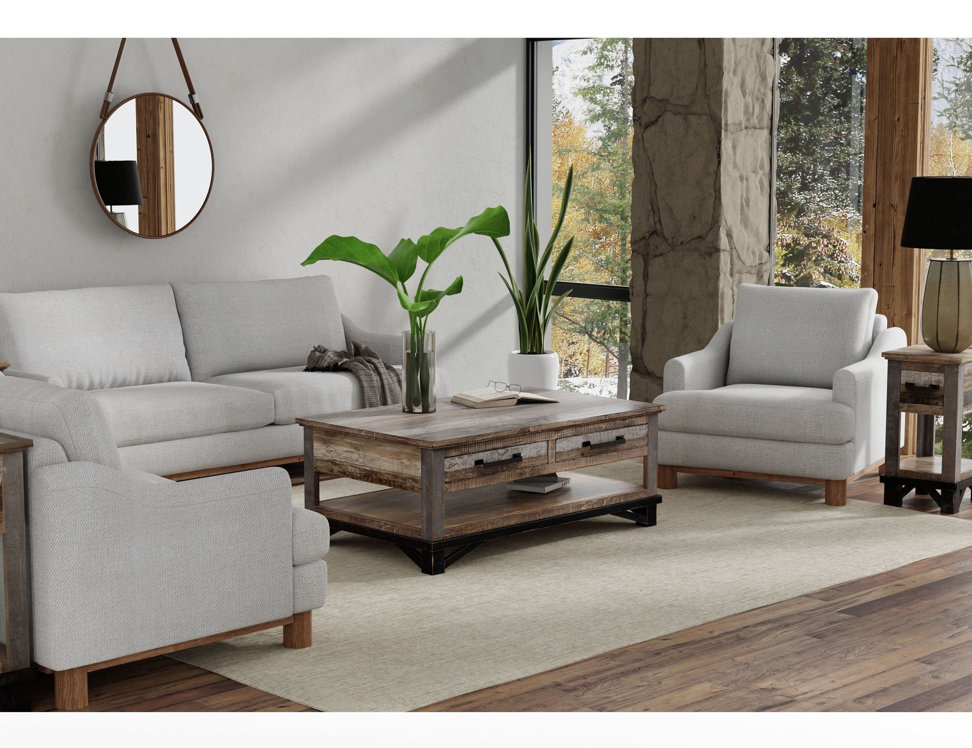 International Furniture Direct Olimpia - Loveseat | Meri Furniture