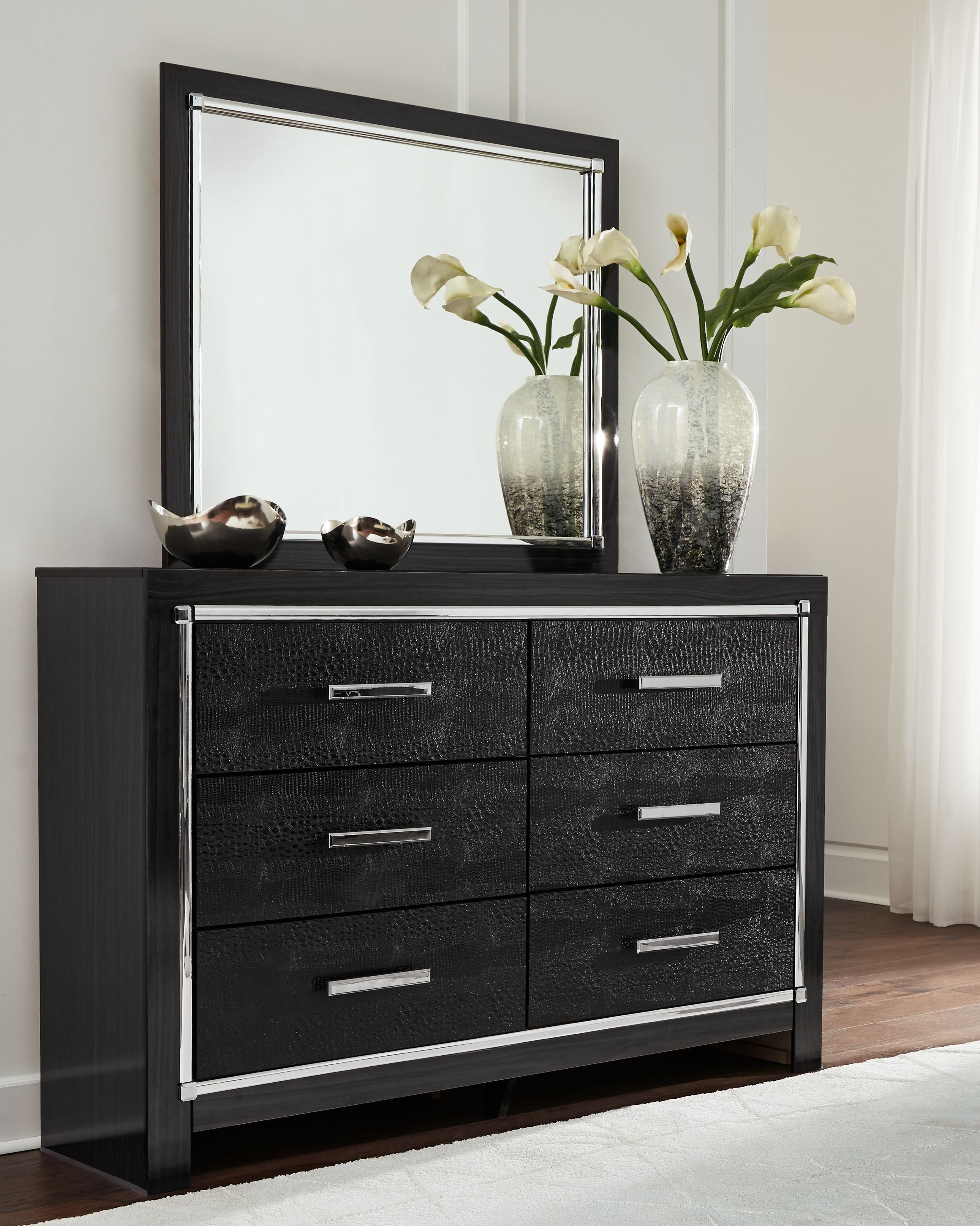 Ashley Furniture Kaydell - Dresser, Mirror | Meri Furniture