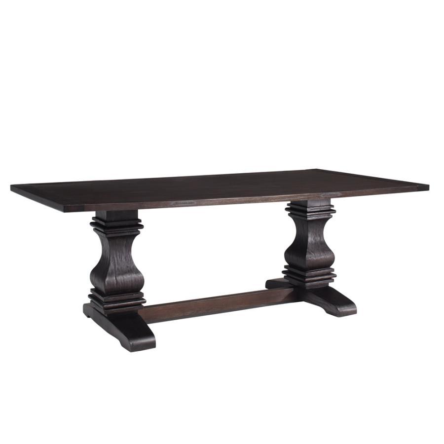 Coaster Fine Furniture Parkins - Rectangular Dining Table - Rustic Espresso | Meri Furniture
