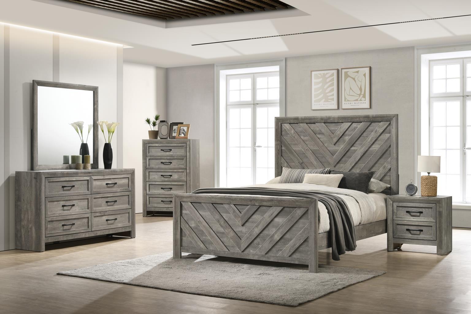 B402 - Nightstand - Gray