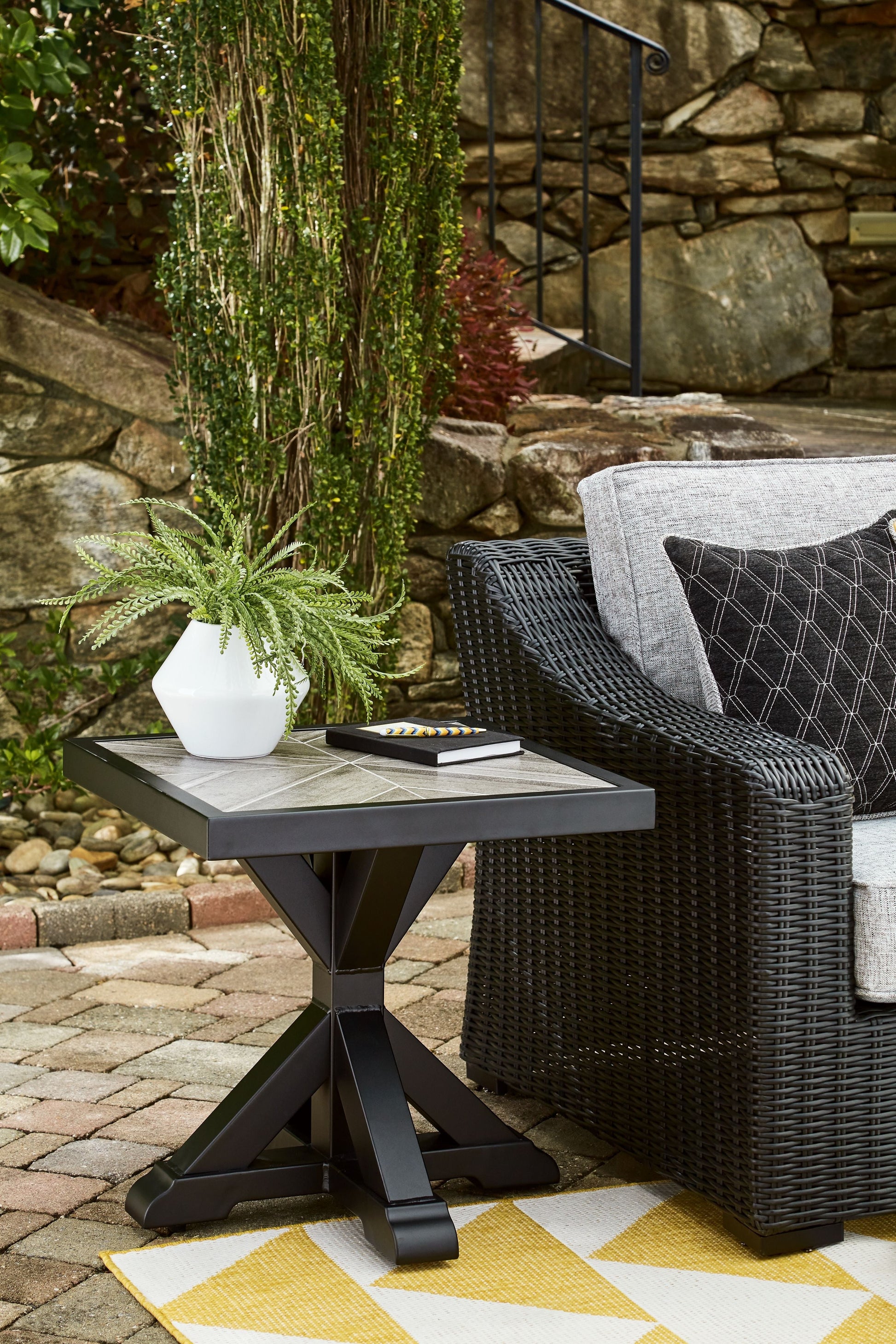Ashley Furniture Beachcroft - Square End Table | Meri Furniture