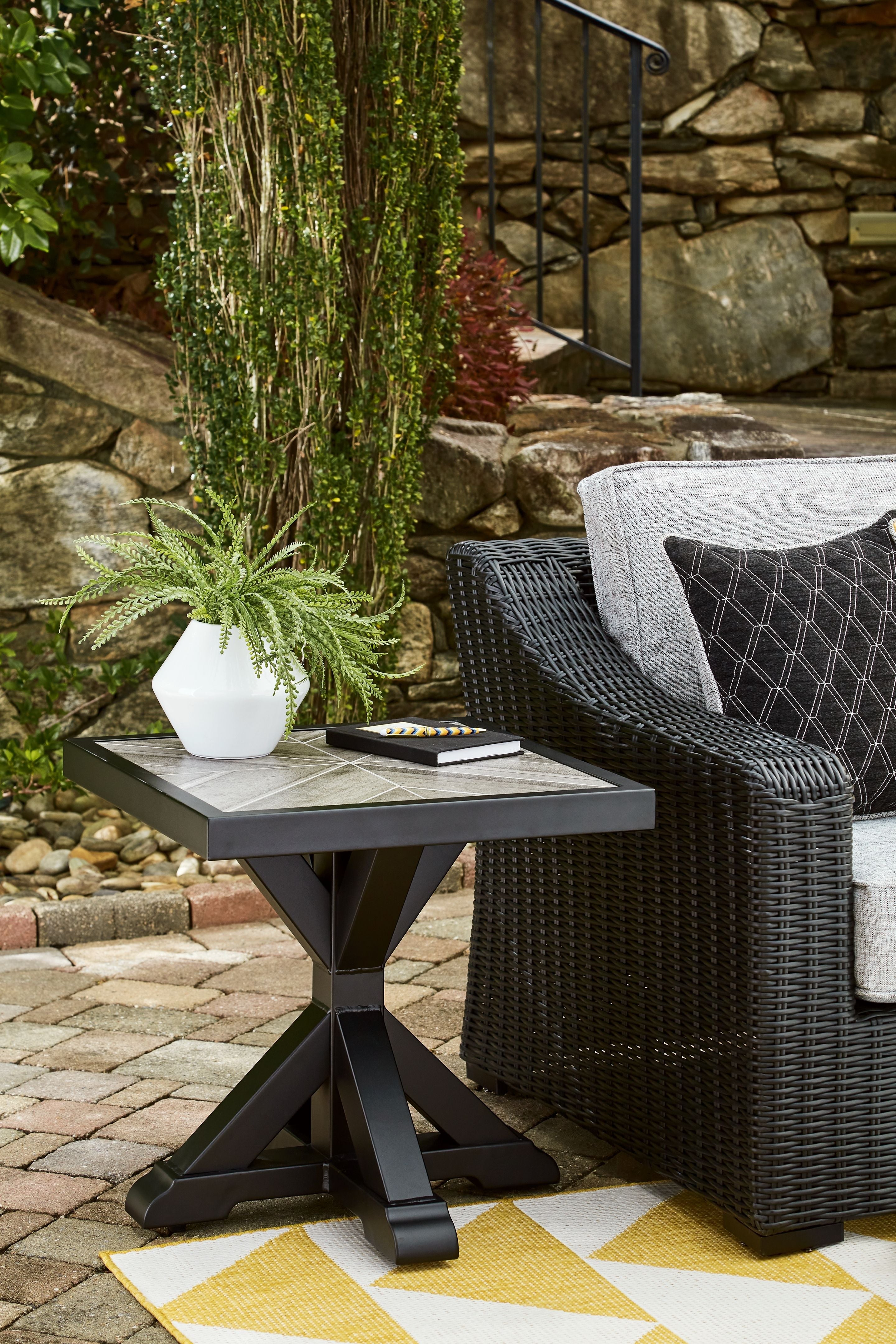 Ashley Furniture Beachcroft - Square End Table | Meri Furniture