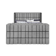 Isaiah - Bed With TV Lift-LED Speakers And Fireplace