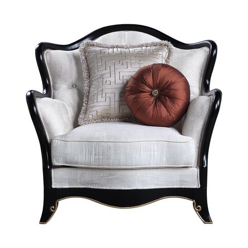 ACME Nurmive - Chair - Beige Fabric | Meri Furniture