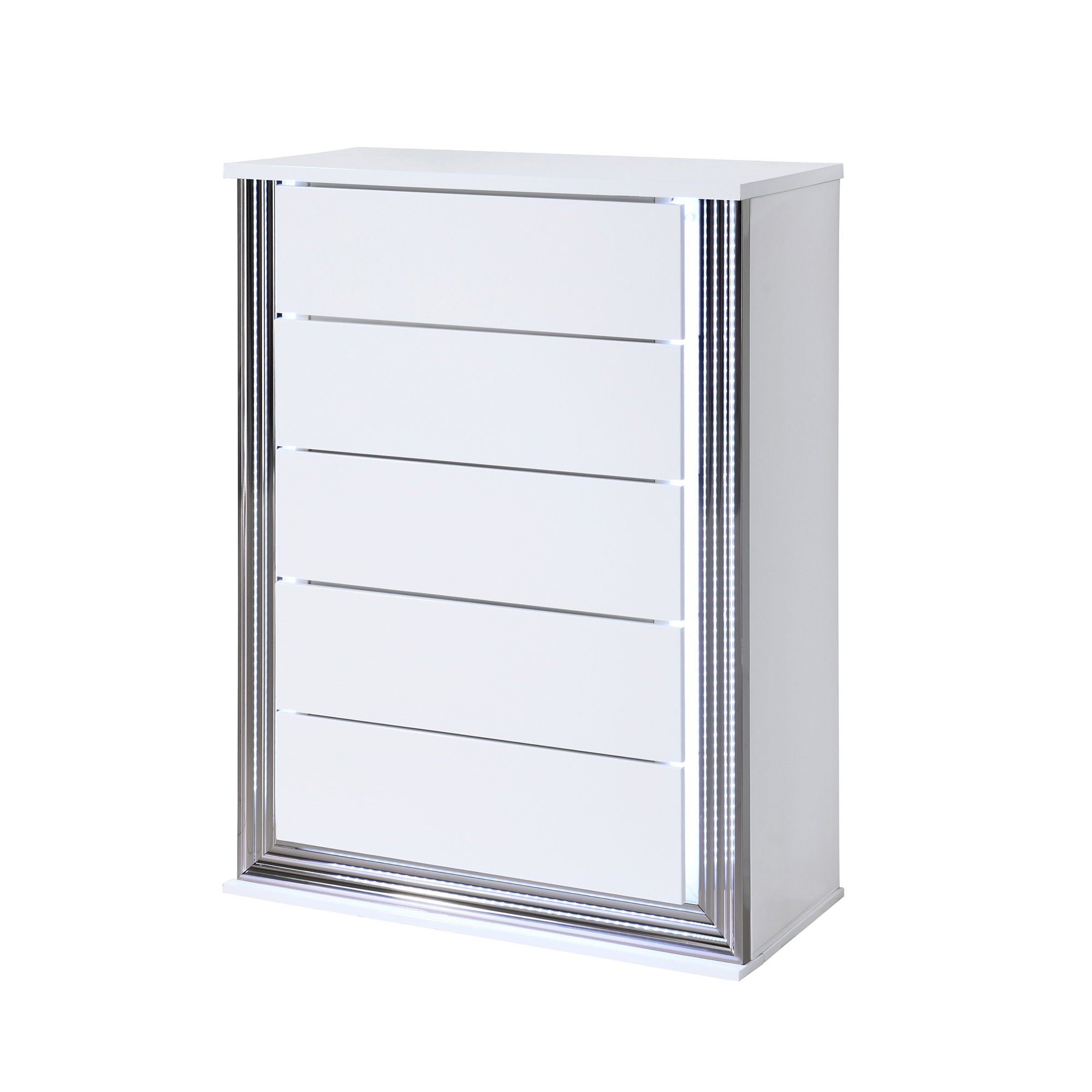 Moon - Smooth Chest With LED - White