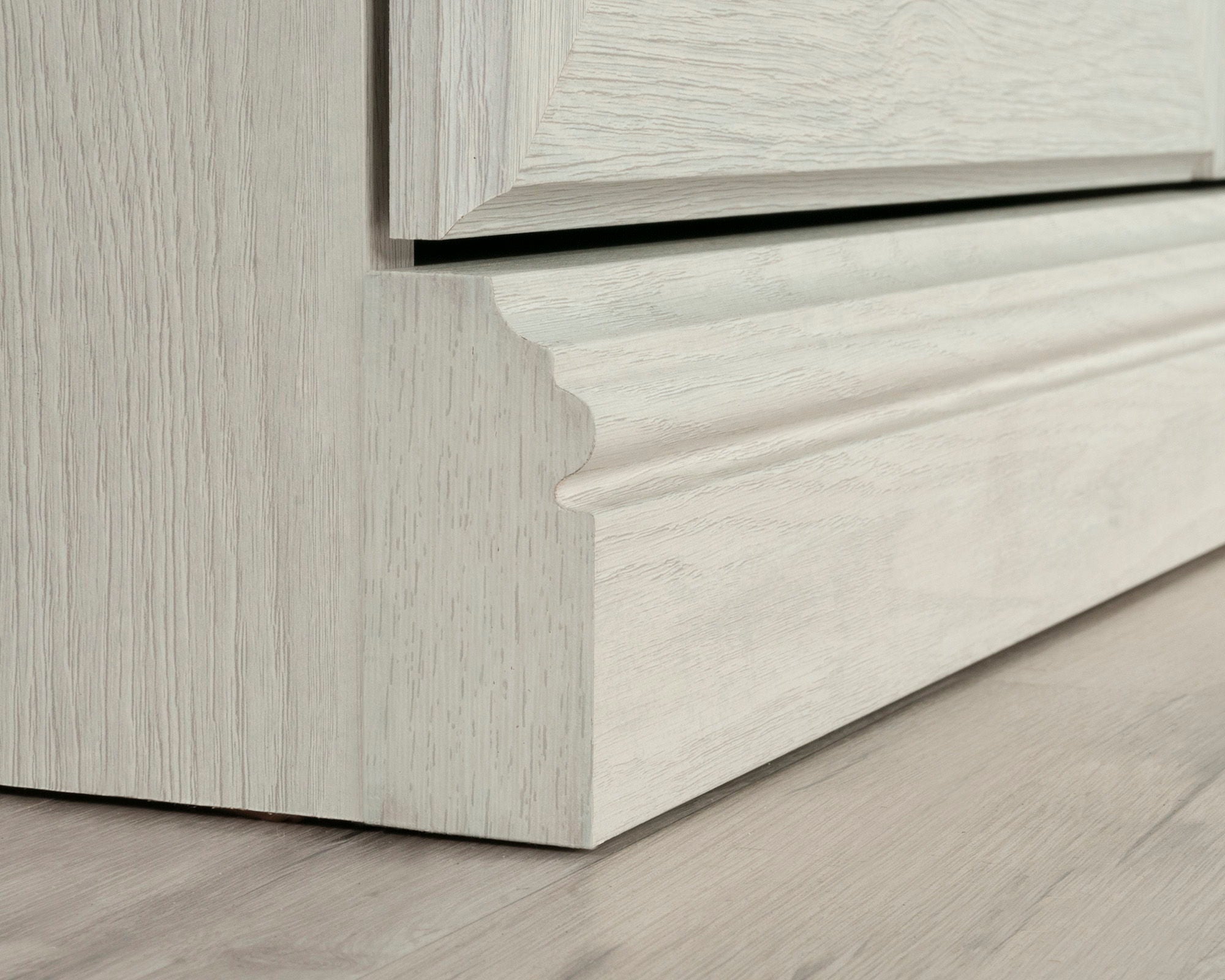 5-Shelf Bookcase with Doors in Glacier Oak