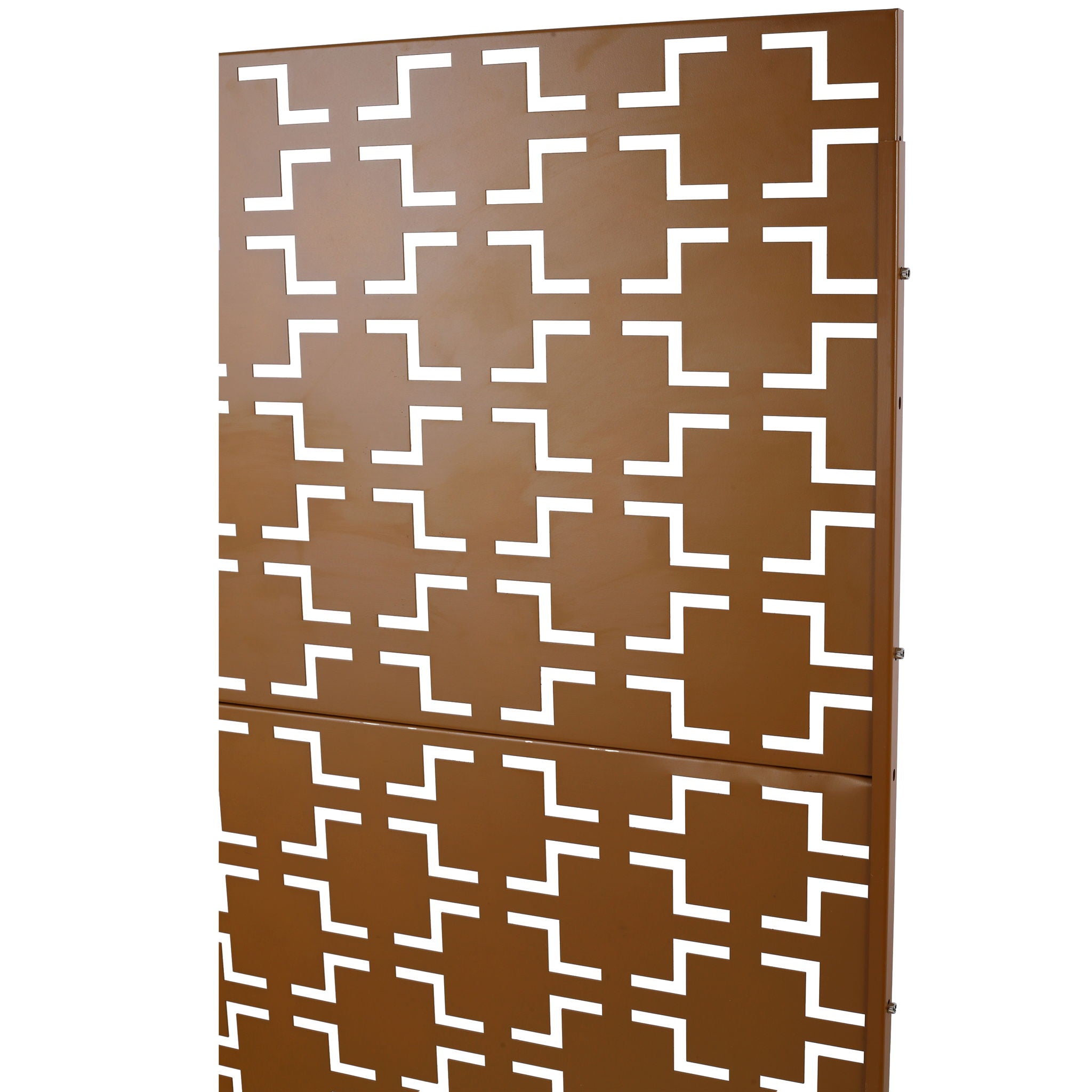 Outdoor & Indoor Metal Privacy Freestanding Decorative Screen
