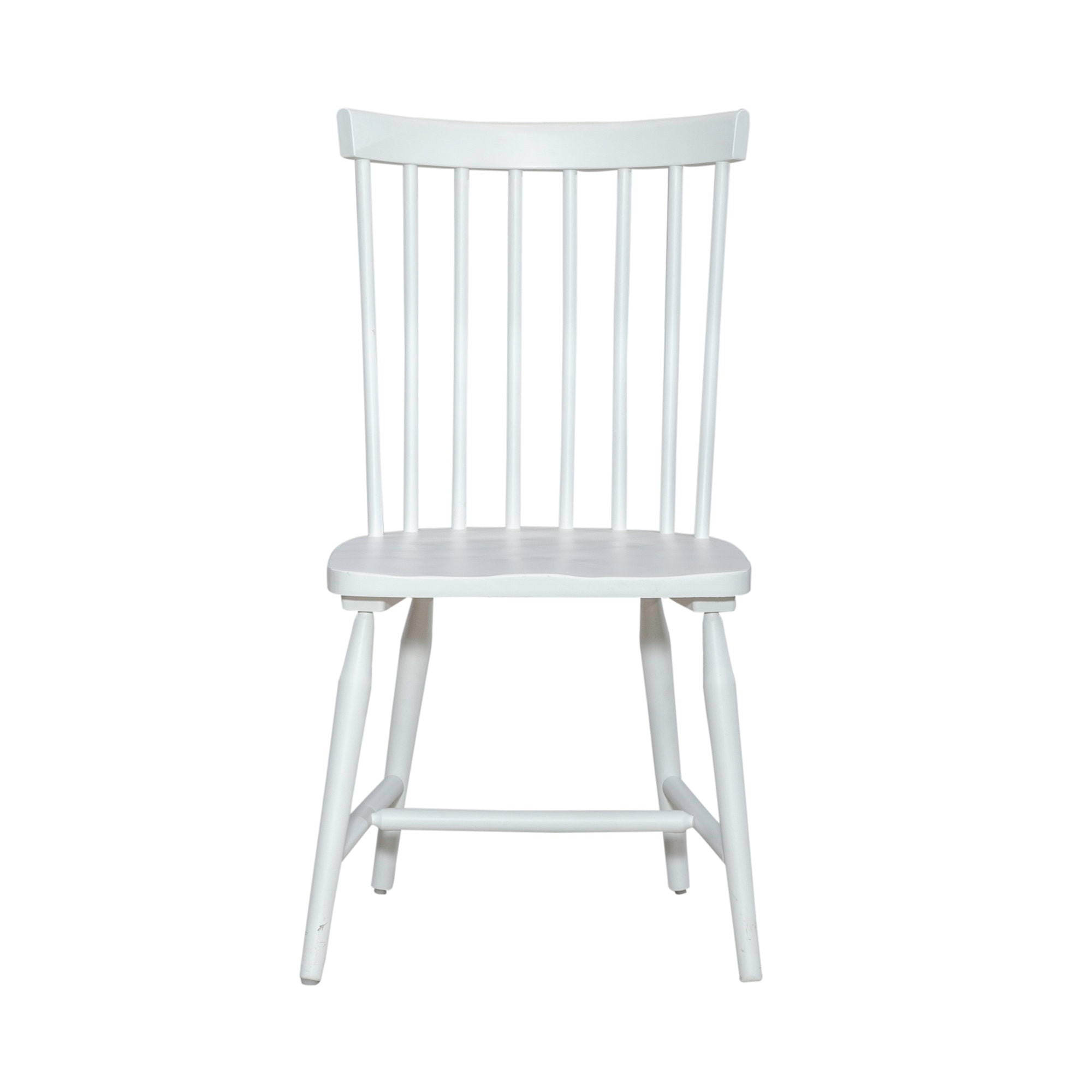 Liberty Furniture Palmetto Heights - Spindle Back Side Chair (RTA) - White | Meri Furniture