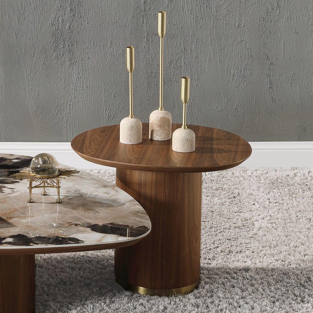 ACME Willene - End Table - Walnut | Meri Furniture