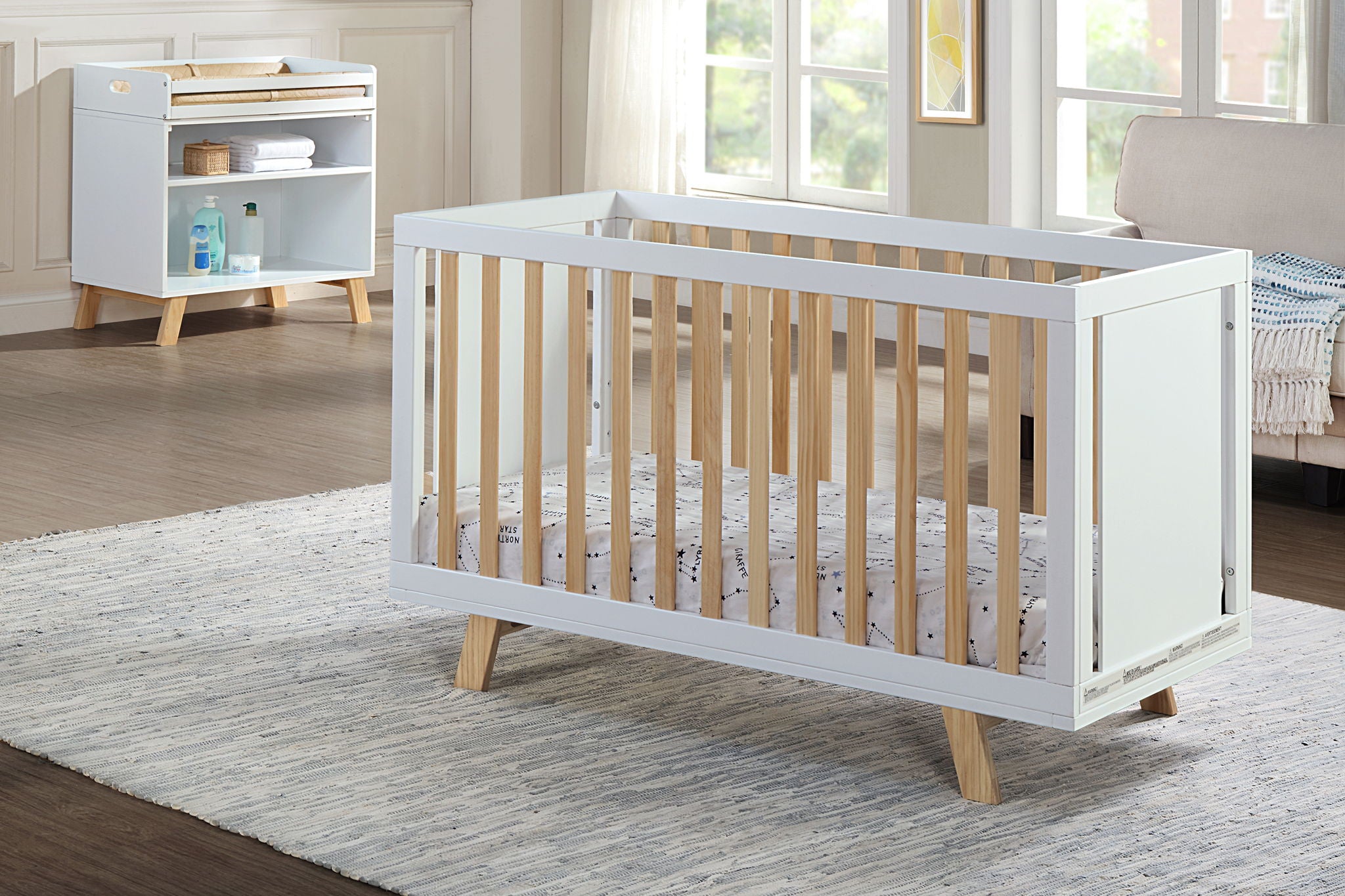 Livia - Multi Purpose Changing Table - Two Tone
