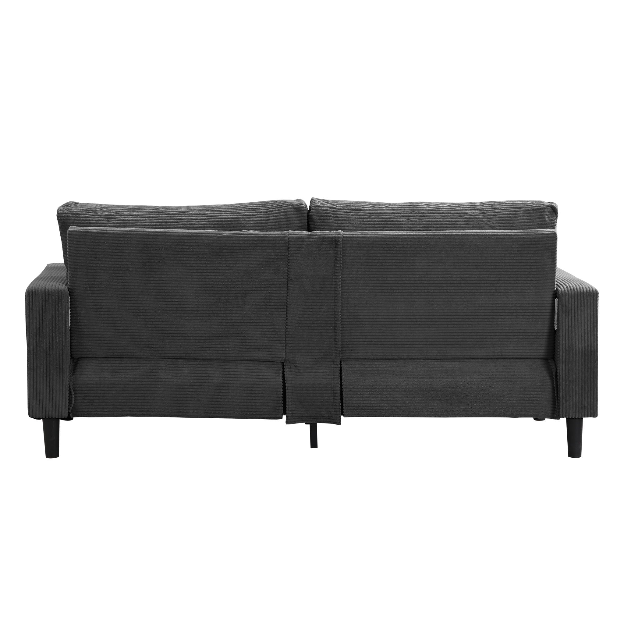 Modern Upholstered 2 Piece Sofa Set With 3 Seater And 2 Seater