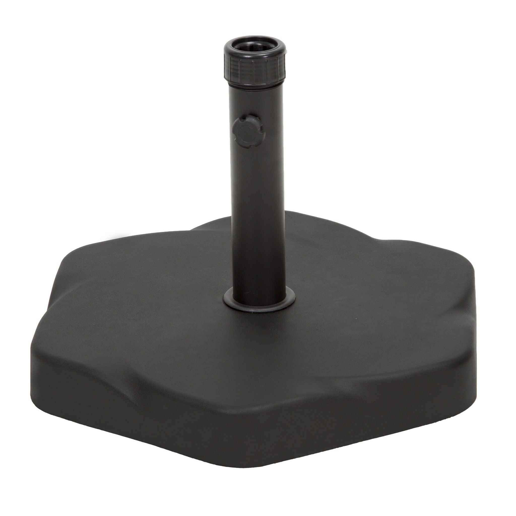 Umbrella Base With Hexagonal Shape - Black