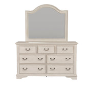 Liberty Furniture Bayside - Dresser & Mirror - White | Meri Furniture