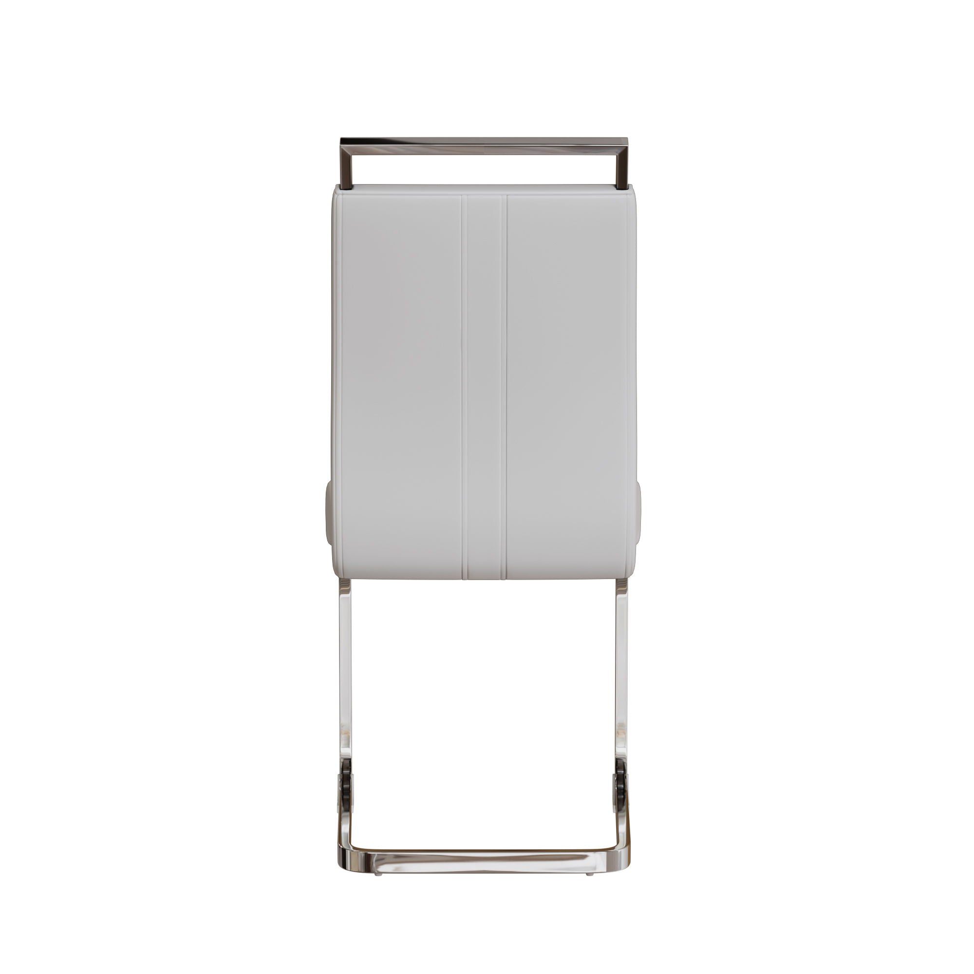 Modern Dining Chairs With Padded Seat, High Back