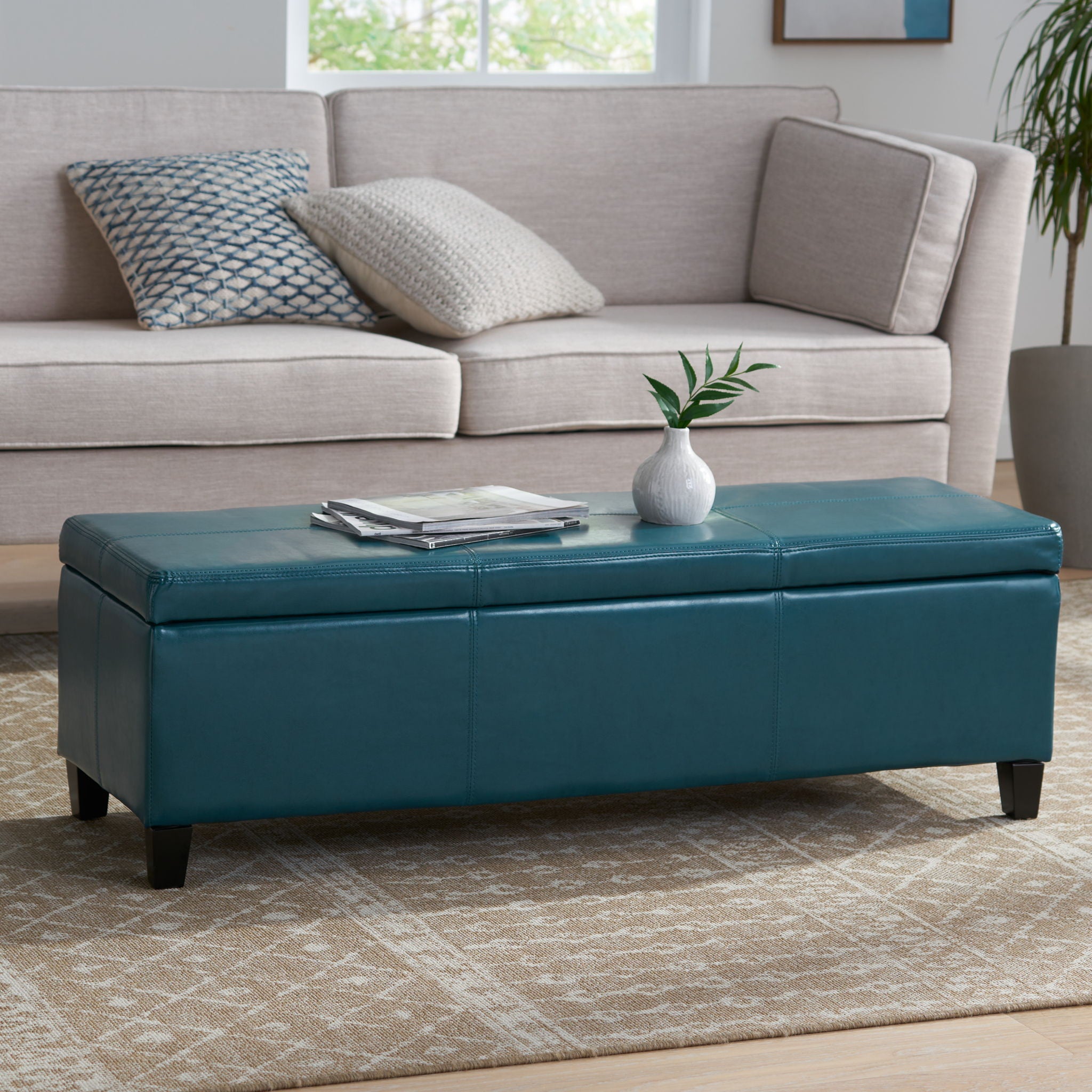 Glouster - Contemporary Storage Ottoman