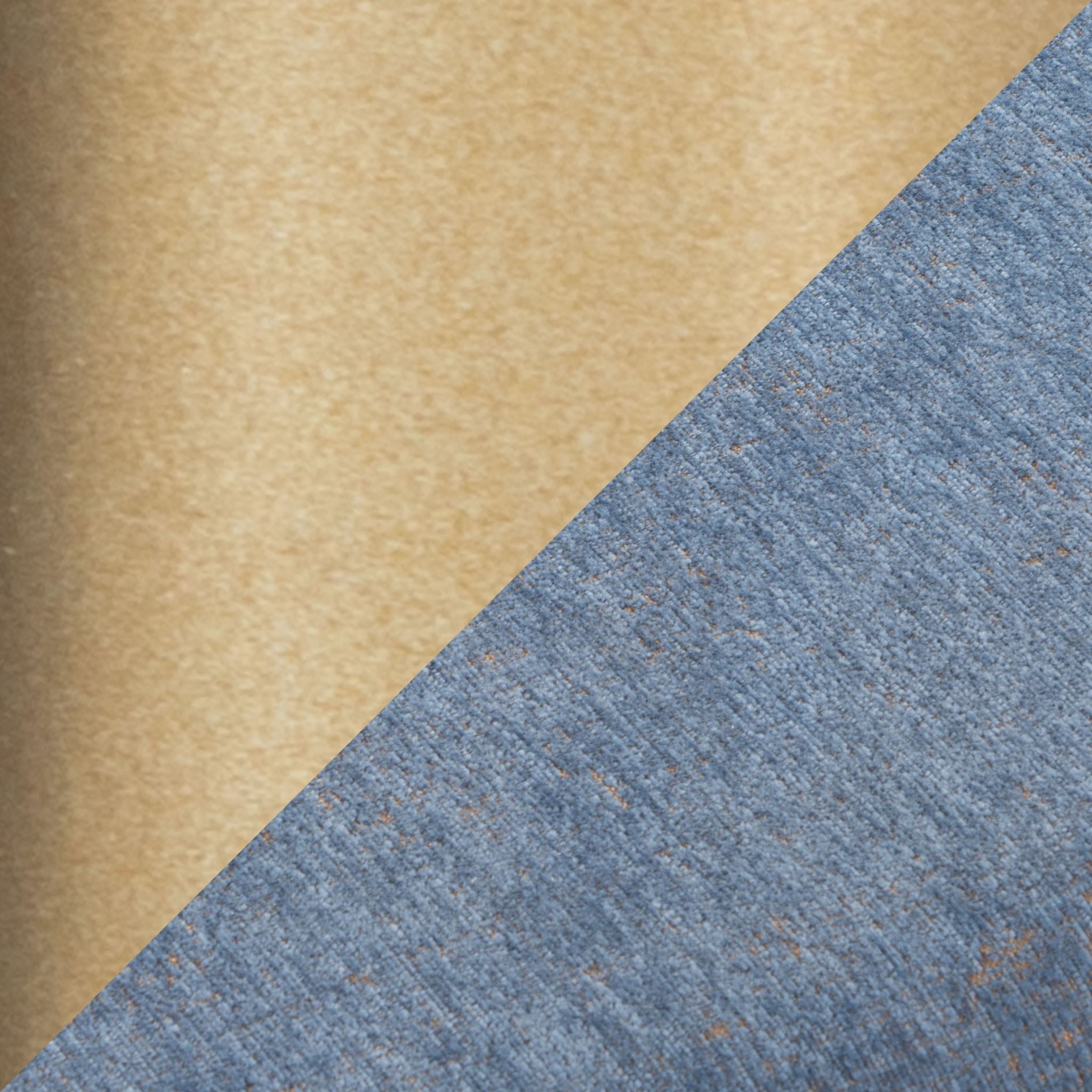 Daniella - Contemporary Bench - Gold / Blue