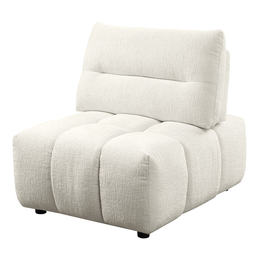 ACME Loanna - Modular Armless Chair - White | Meri Furniture