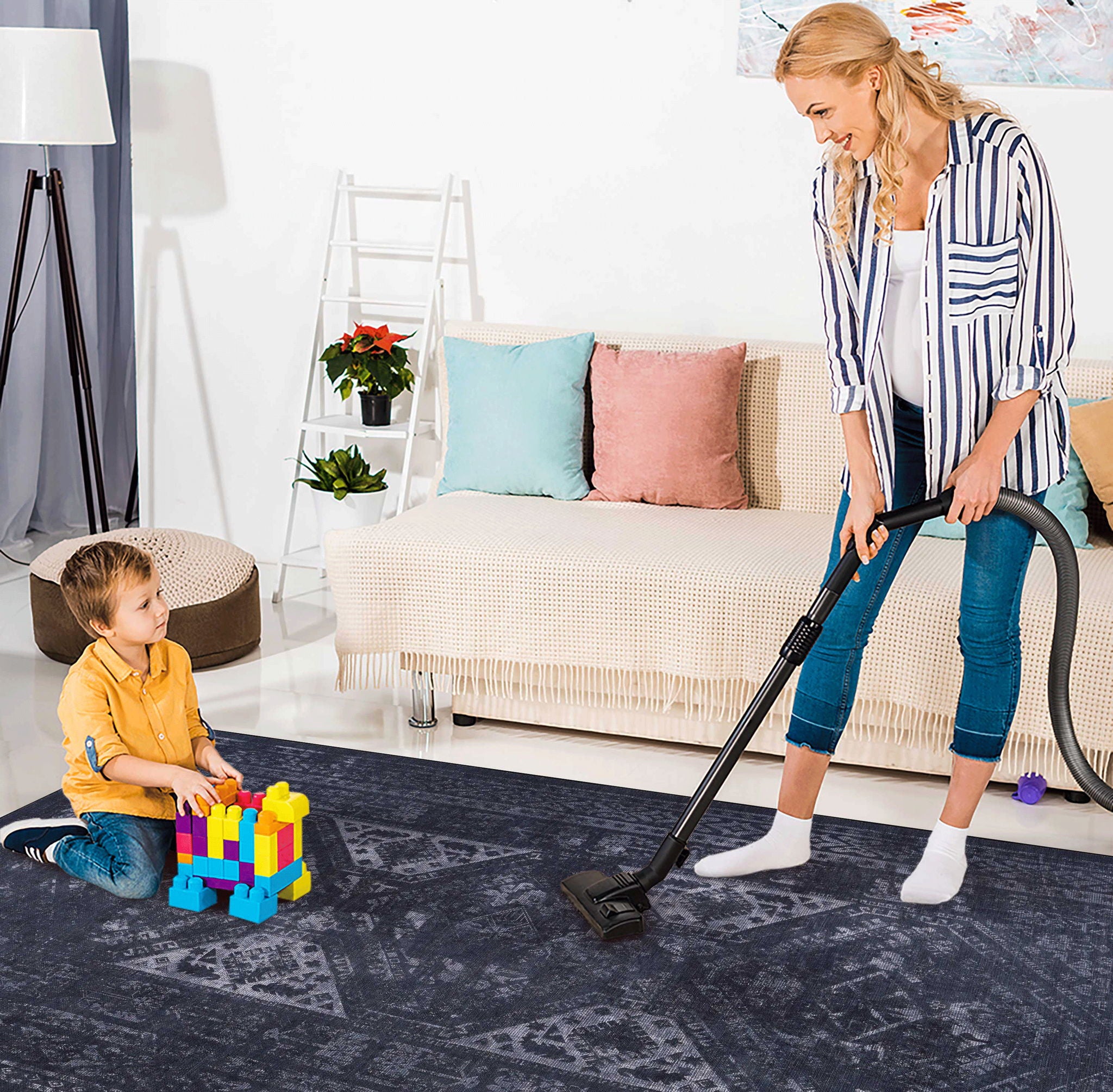 Maval - Trendy Washable Area Rug