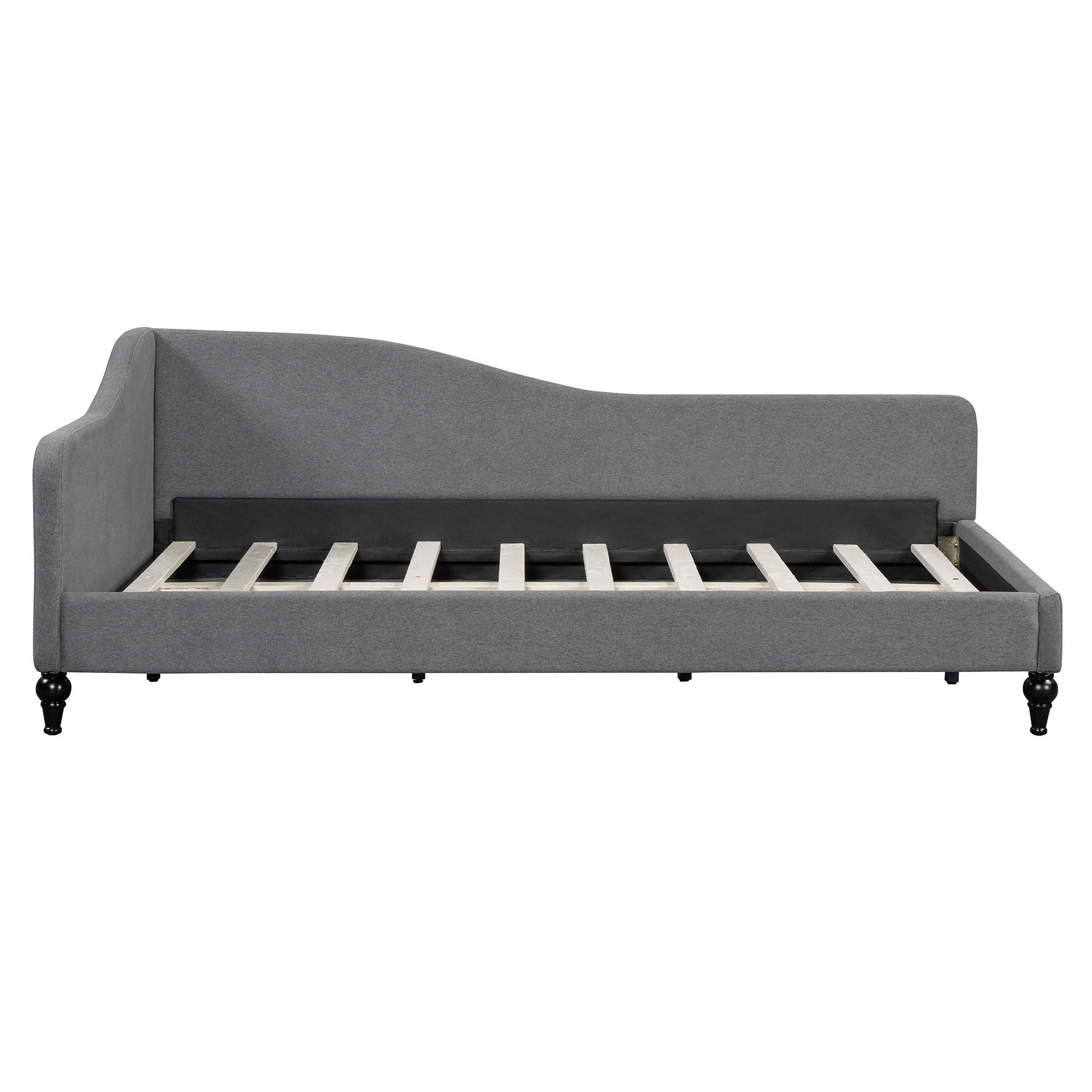 Modern L Shaped Linen Daybed With Legs