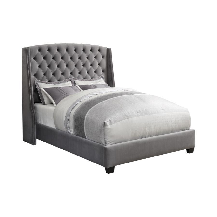 Coaster Fine Furniture Pissarro - Upholstered Wingback Bed | Meri Furniture
