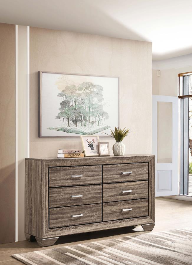 Coaster Fine Furniture Kauffman - 6-Drawer Dresser | Meri Furniture