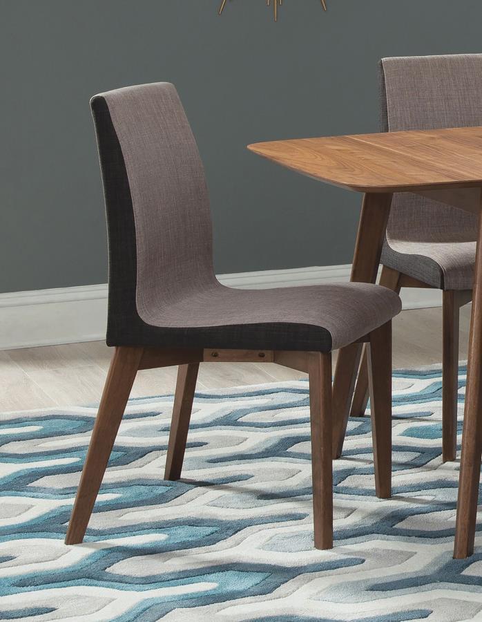 Coaster Fine Furniture Redbridge - Upholstered Dining Side Chair (Set of 2) - Natural Walnut | Meri Furniture