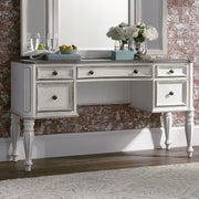 Liberty Furniture Magnolia Manor - Vanity Desk - White | Meri Furniture