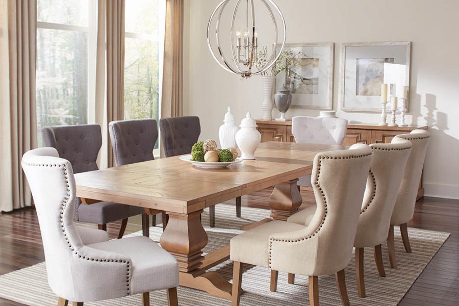 Coaster Fine Furniture Florence - Extension Dining Table - Rustic Honey | Meri Furniture