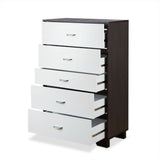 This beautiful Eloy chest of drawers boasts of contemporary style.