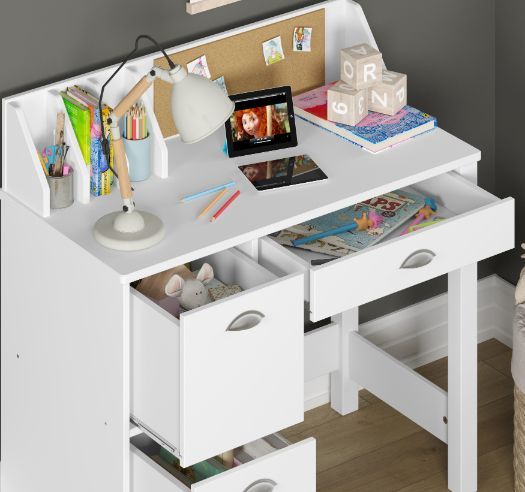 Billie - Writing Desk - White Finish