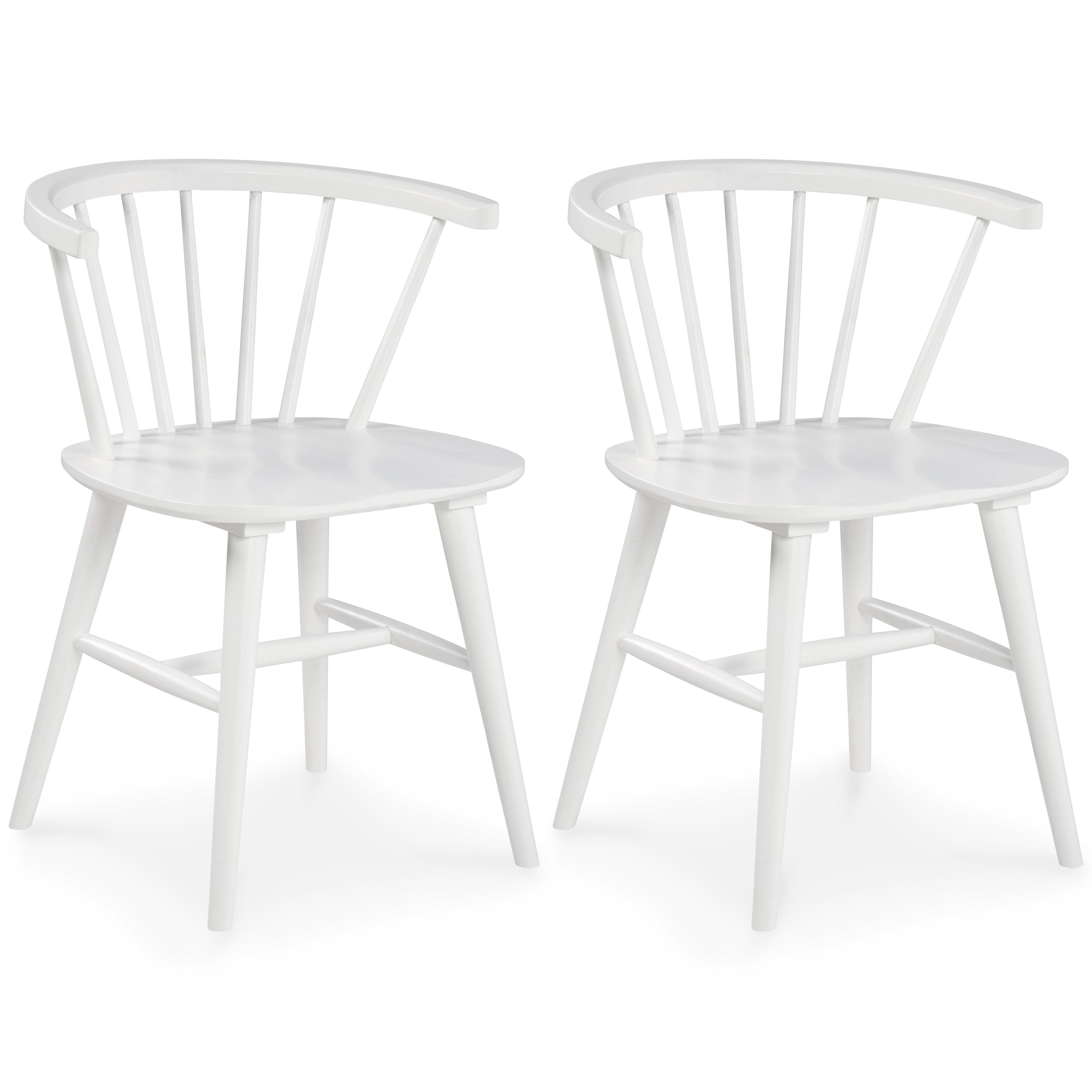 Signature Design by Ashley® Grannen - White - Dining Room Side Chair (Set of 2) | Meri Furniture