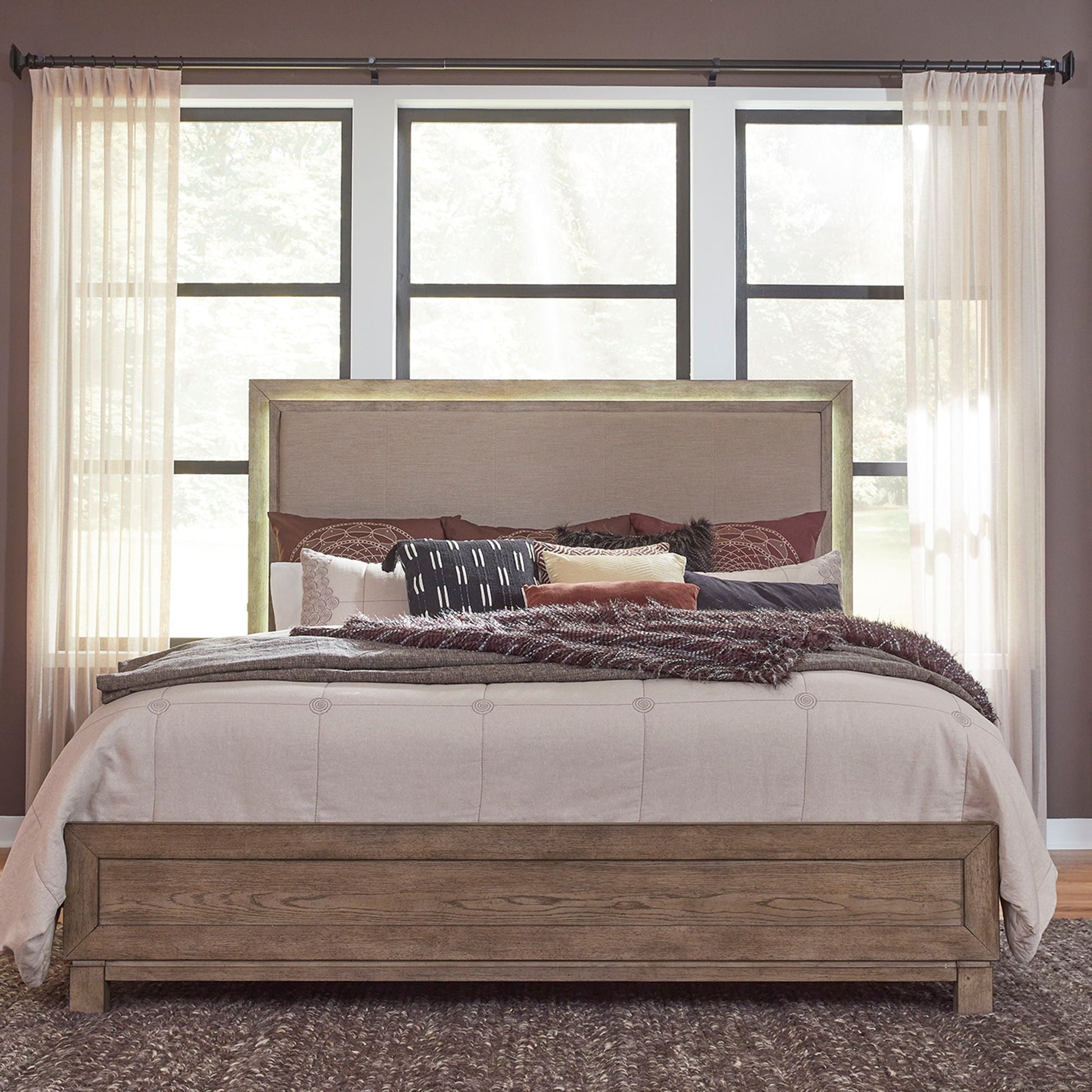 Liberty Furniture Canyon Road - Upholstered Bedroom Set | Meri Furniture