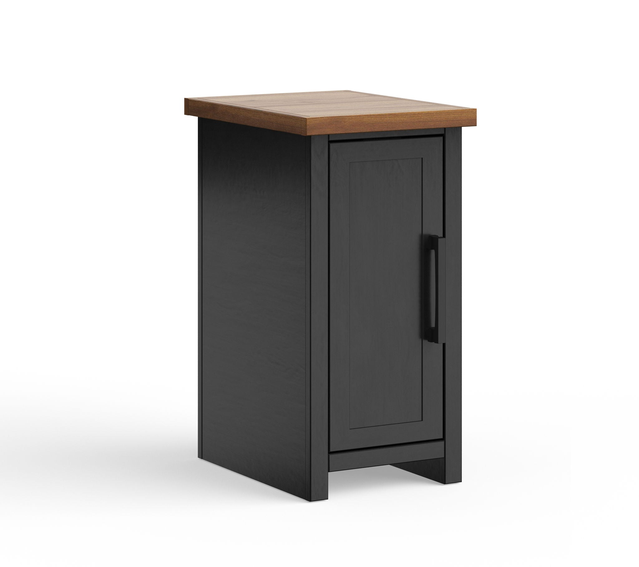 Essex - Chairside Table - Black, Whiskey