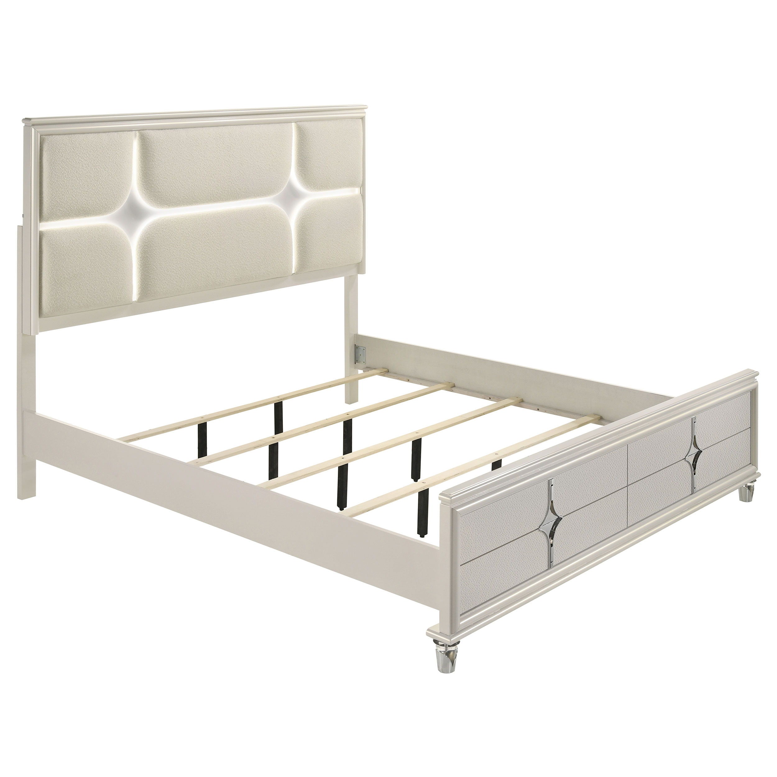 Coaster Fine Furniture Olivia - Panel Bed LED Headboard | Meri Furniture