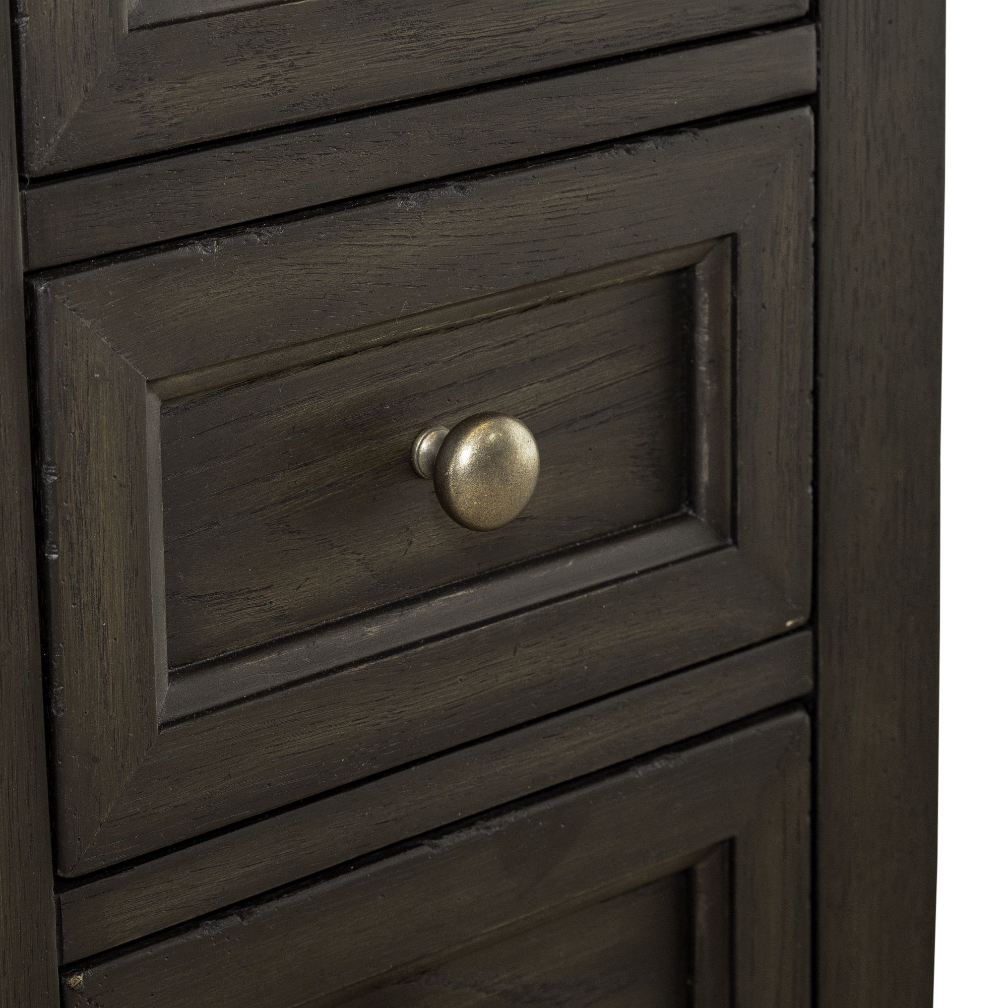 Mill Creek - Chair Side Table - Dark Brown