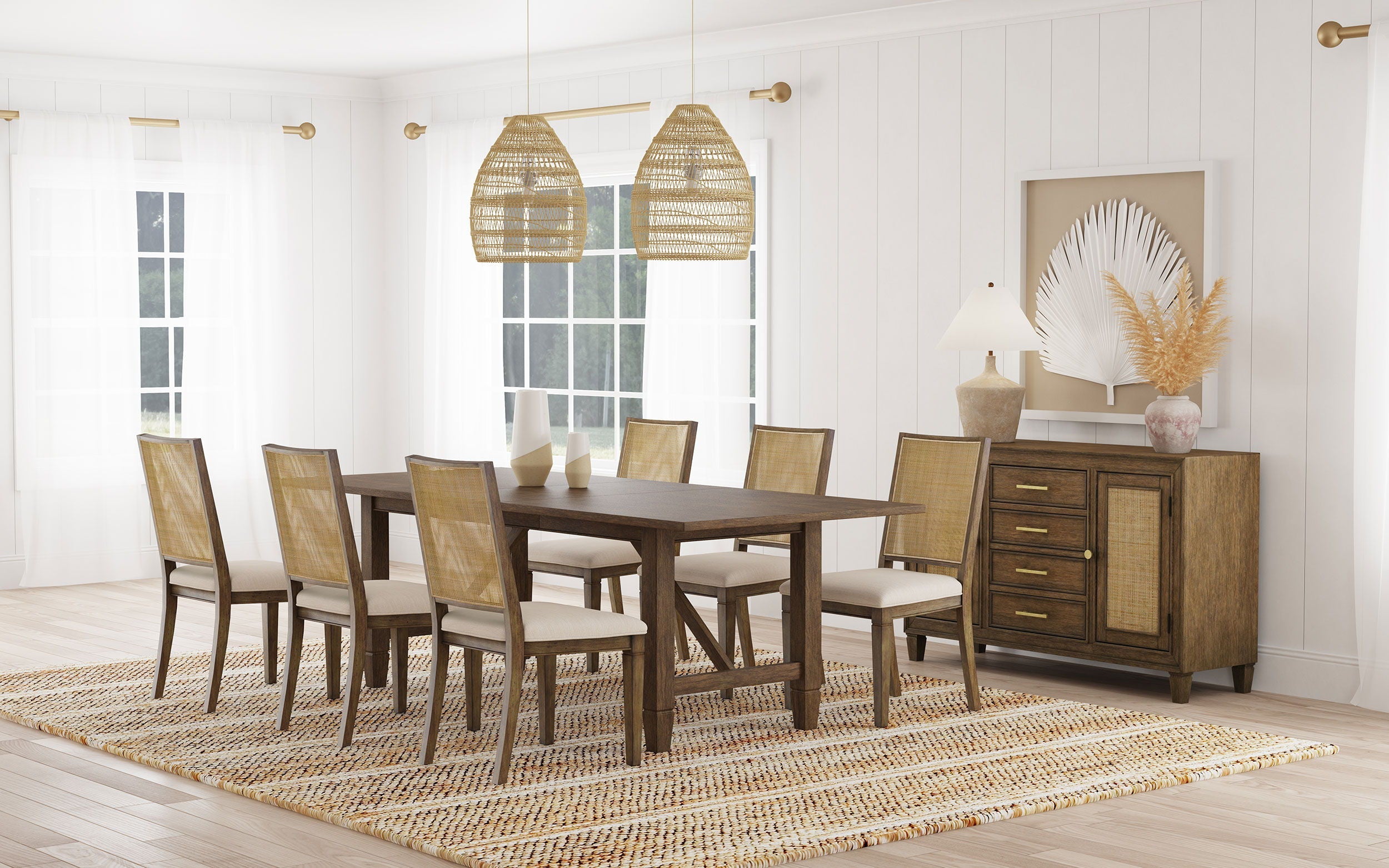 Coaster Fine Furniture Matisse - Rectangular Dining Table Set | Meri Furniture