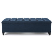 Glouster - Contemporary Storage Ottoman With Button Tufted Design