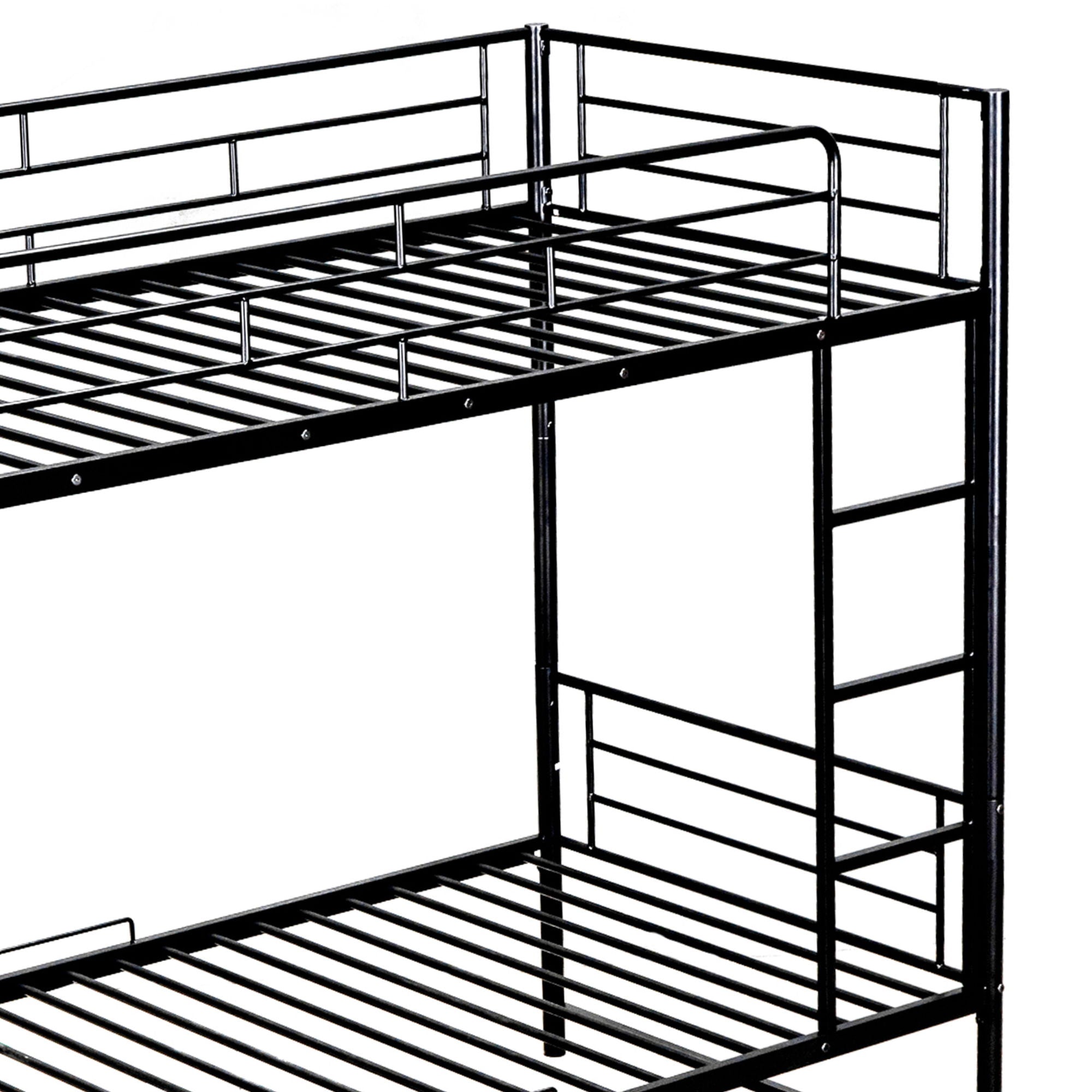 Metal Bunk Bed & Shelf And Guardrails